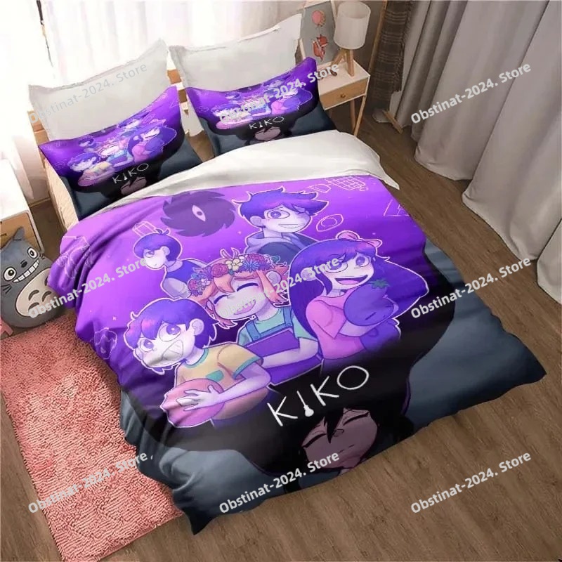 Home Textiles Classic Fashion - Moda 3D Baskılı Anime Omori Yatak
