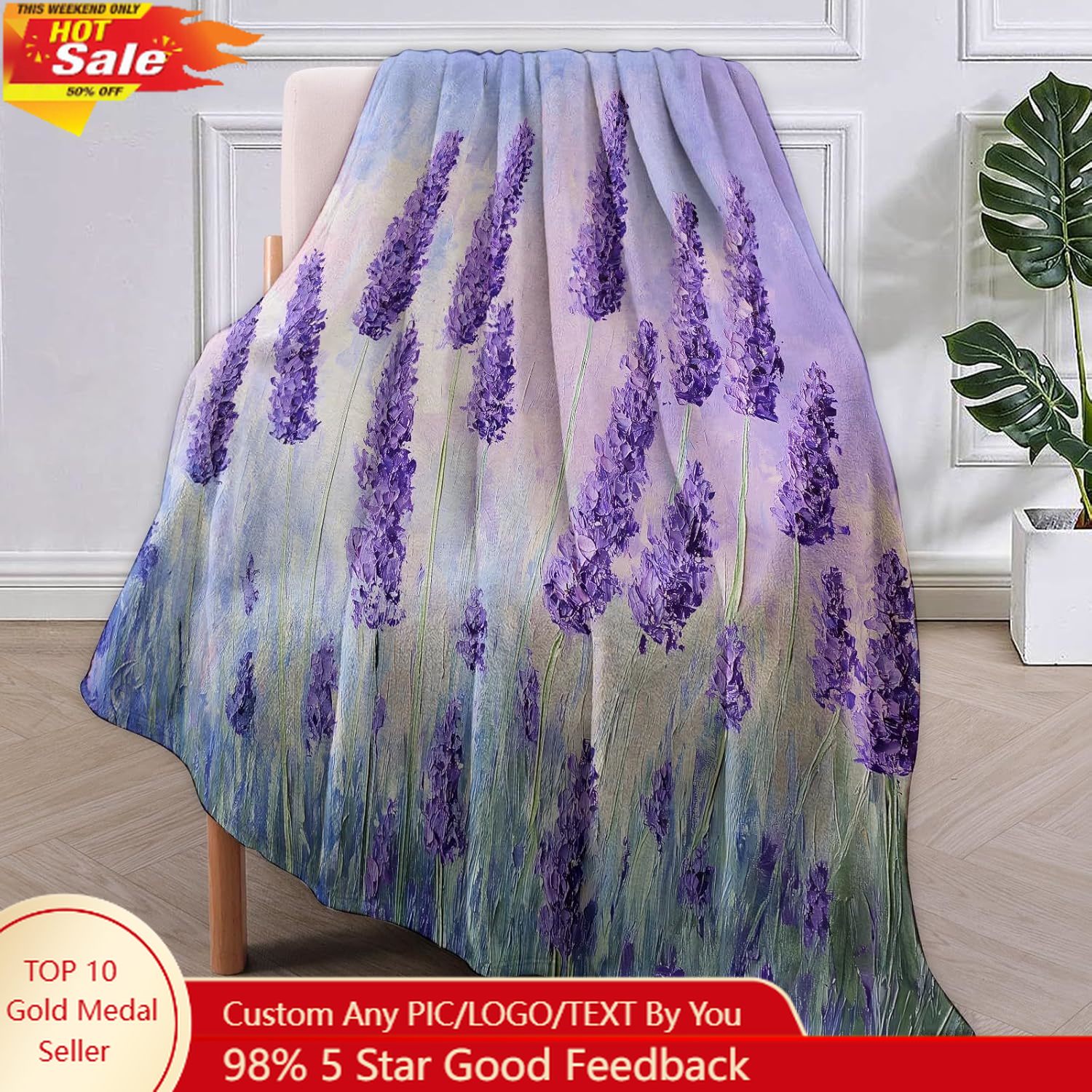 Quality Home Textiles - Kampçı Flanel Battaniyesi, Kamp Hediyeleri, Kadınlar