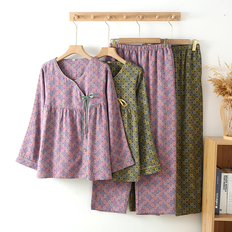 Linum Home Textiles - Kadın % 100% Pamuklu Pijama Takımı