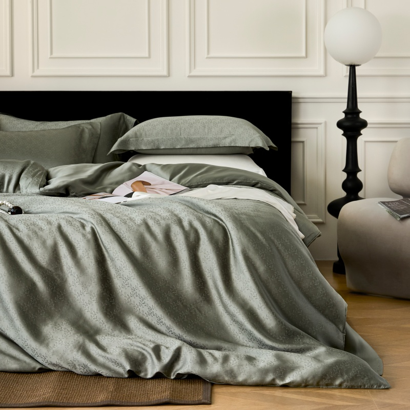 Home Textiles Bedding - Doğa Yumuşak Ipeksi Düz Renk Lyocell