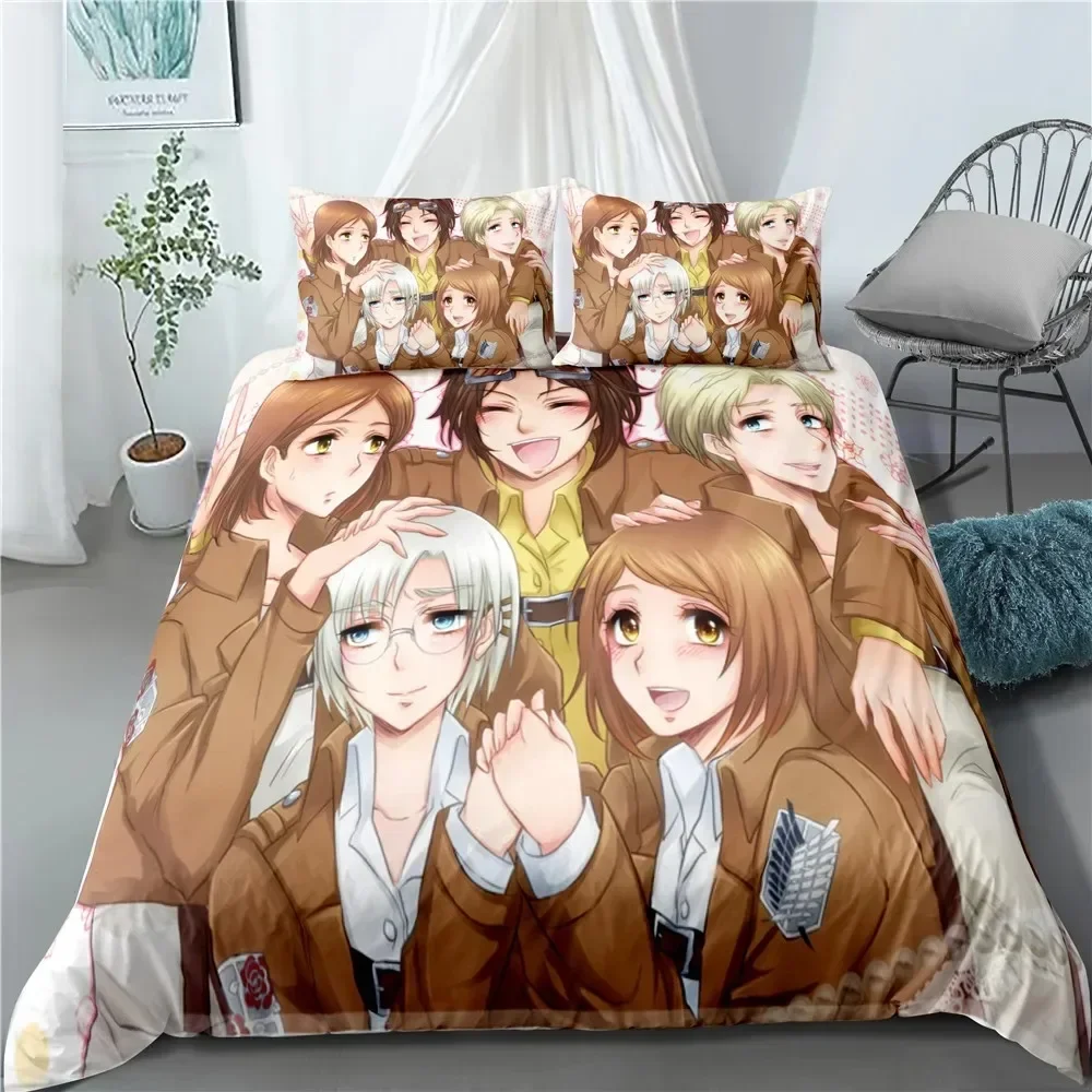 Moda Anime Attack on Titan Ev  - Home Textiles Bedding incelemesi ve fiyatı