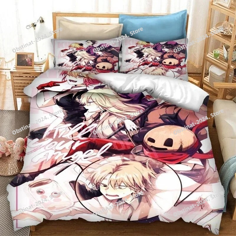 3D Baskılı Anime Ölüm Melekler - Home Textiles Bedding incelemesi ve fiyatı