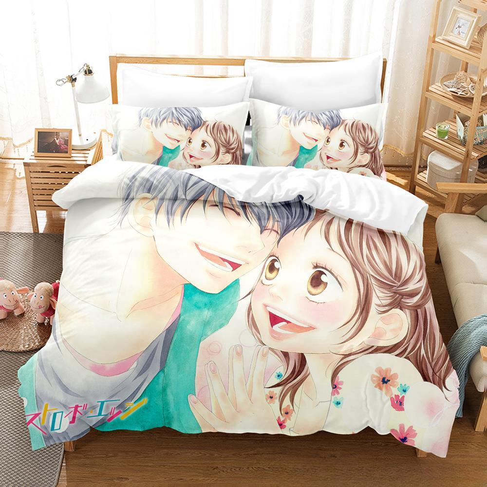 3d Baskı Anime Ao Haru Binmek  - Home Textiles Bedding incelemesi ve fiyatı