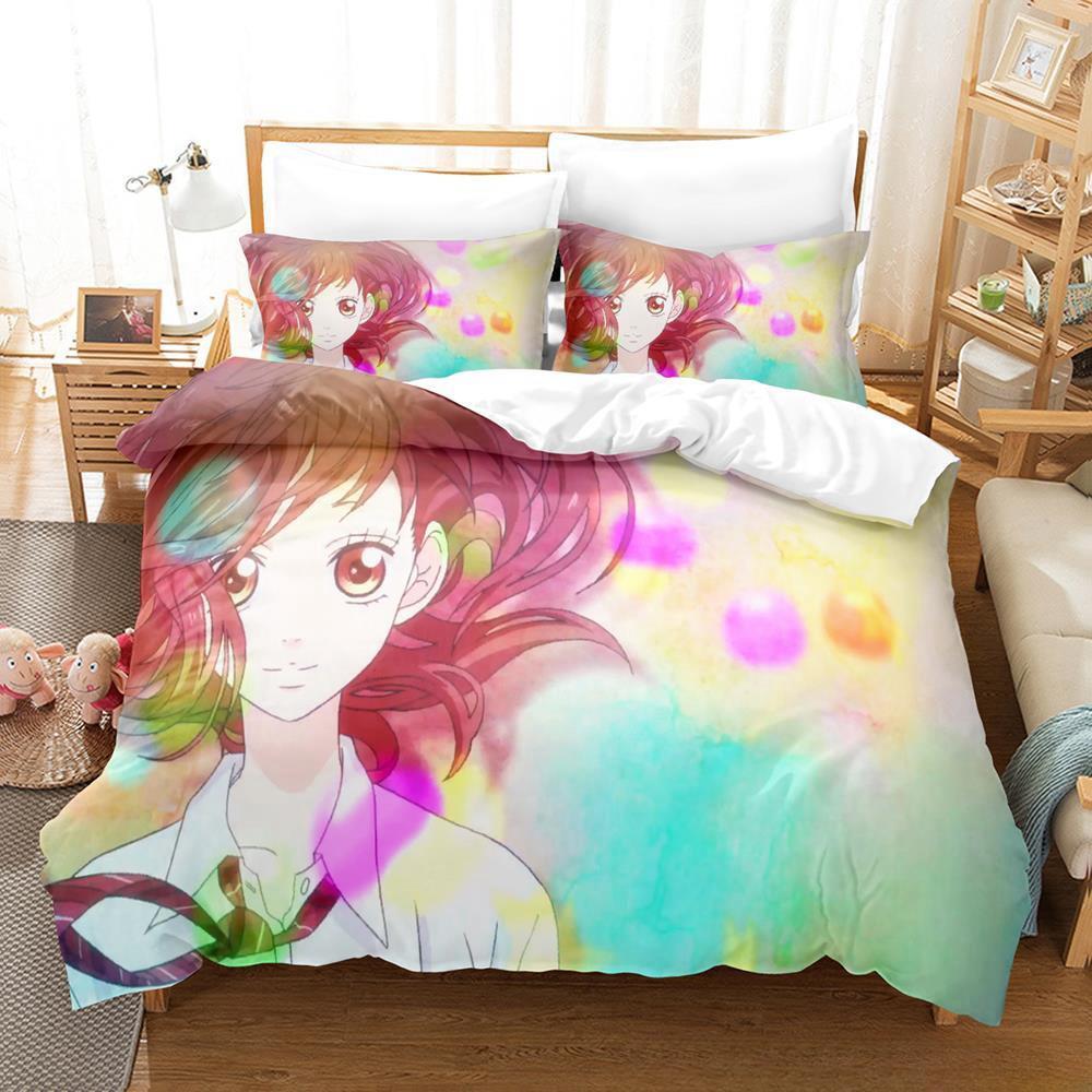 3d Baskı Anime Ao Haru Binmek  - Home Textiles Bedding incelemesi ve fiyatı