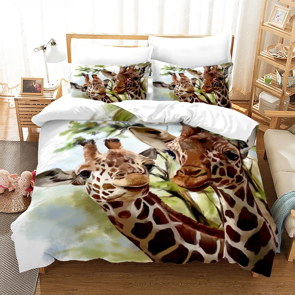 Afrika Hayvanları Zürafa Gün B - Home Textiles Bedding incelemesi ve fiyatı