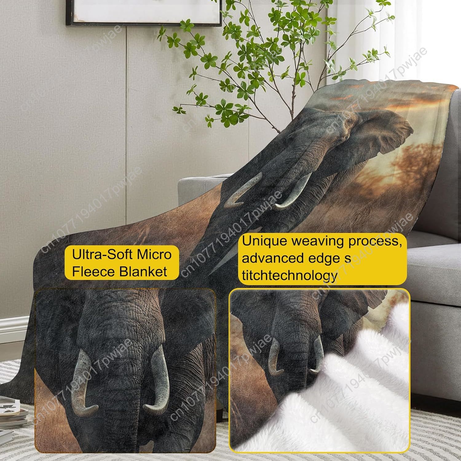 Fil Polar Battaniyesi, Gerçekç - Quality Home Textiles incelemesi ve fiyatı