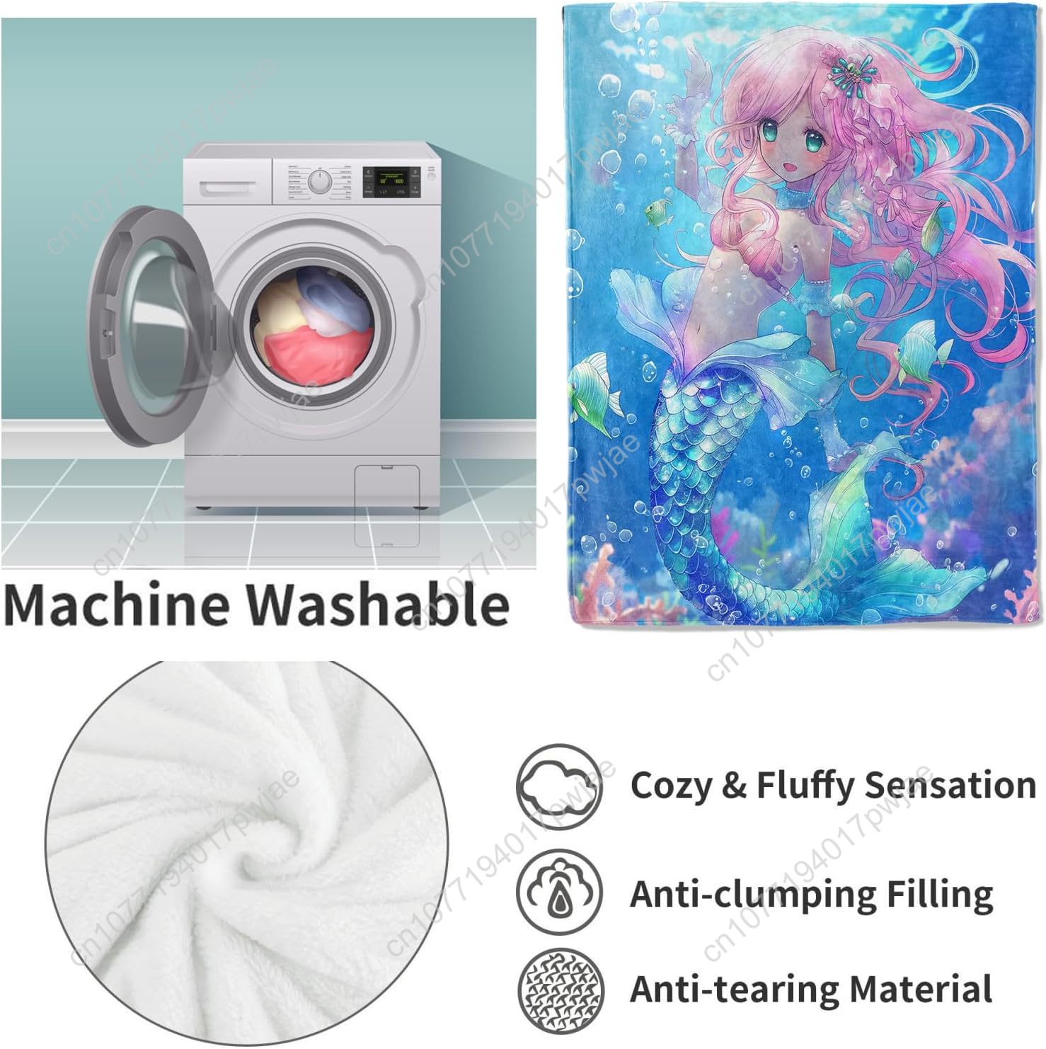 Sevimli Denizkızı Battaniyesi  - Quality Home Textiles incelemesi ve fiyatı