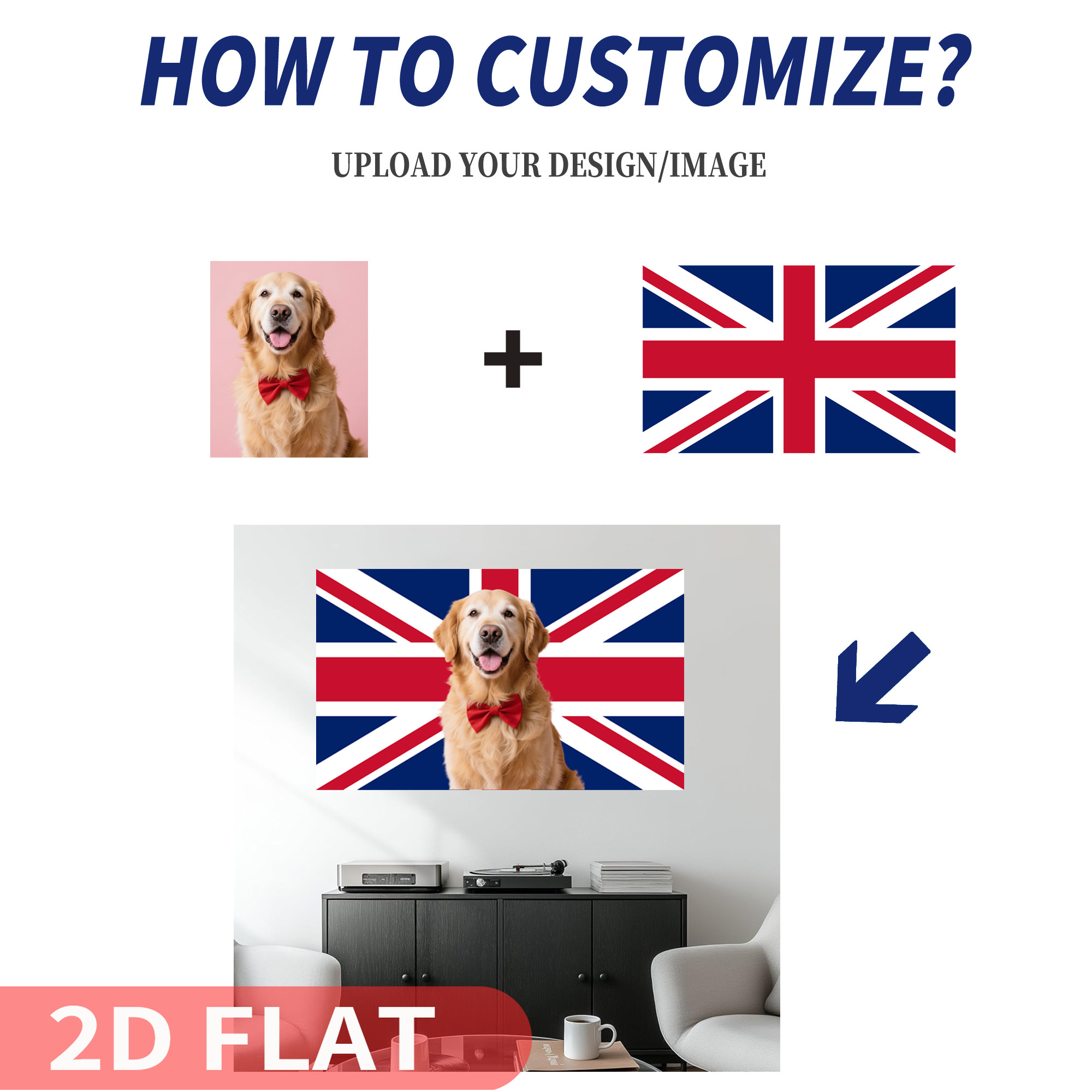 1 adet 2D DÜZ Kişiselleştirilm - Home Textiles Uk incelemesi ve fiyatı